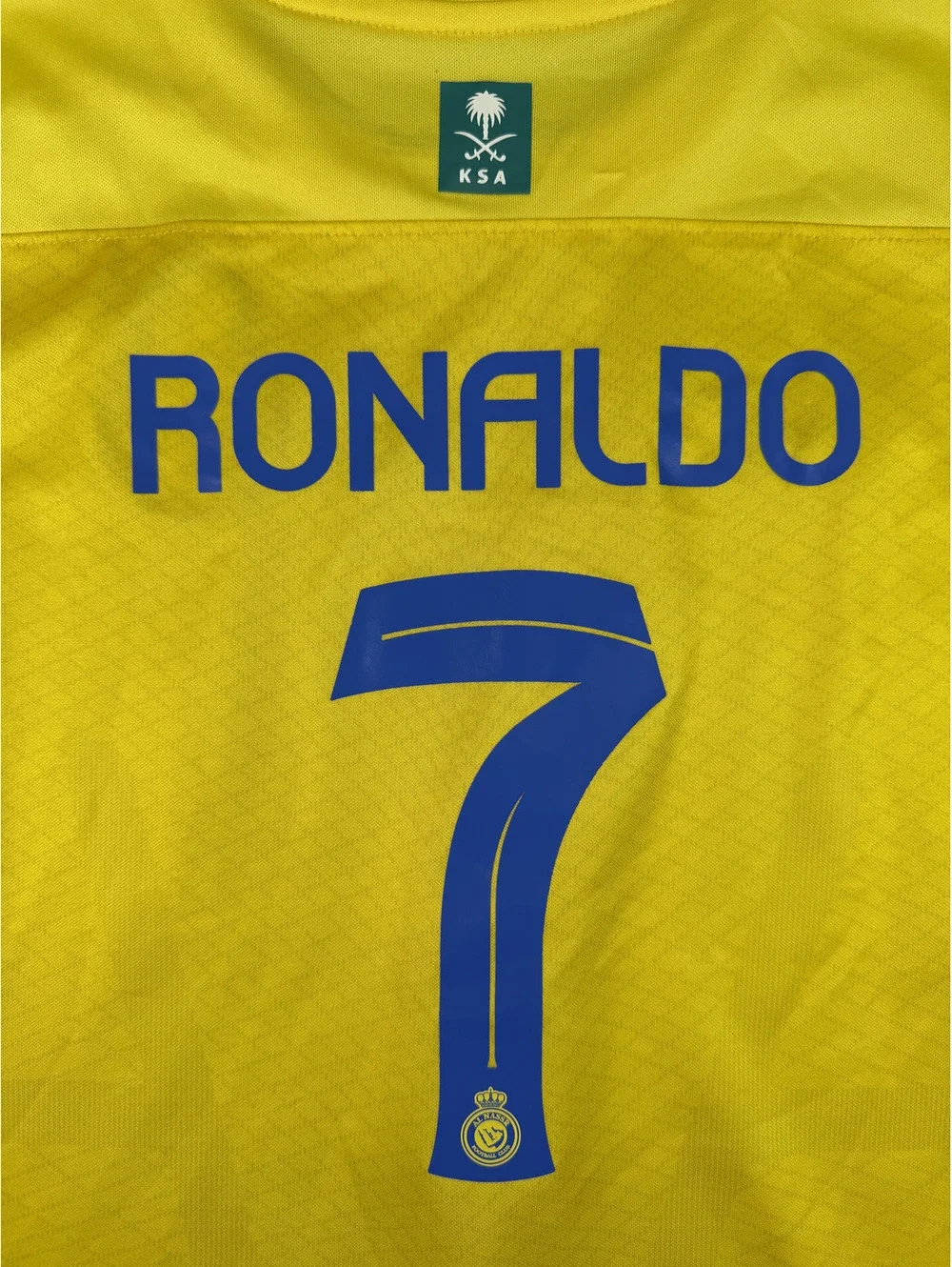 Nike Al Nassr Football Club Yellow Jersey